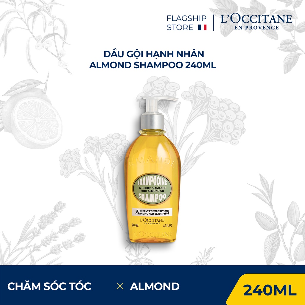 Dầu Gội Hạnh Nhân L'Occitane Almond Shampoo 240ml