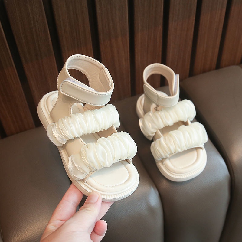 [Hàng Có Sẵn Bán Chạy] Giày Sandal Chống Trượt Thoáng Khí Phong Cách Anh Quốc Giản Dị Cho Bé Gái