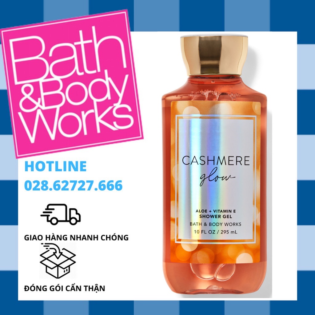 Sữa Tắm Bath And Body Works - Cashmere Glow Shower Gel (295ml)