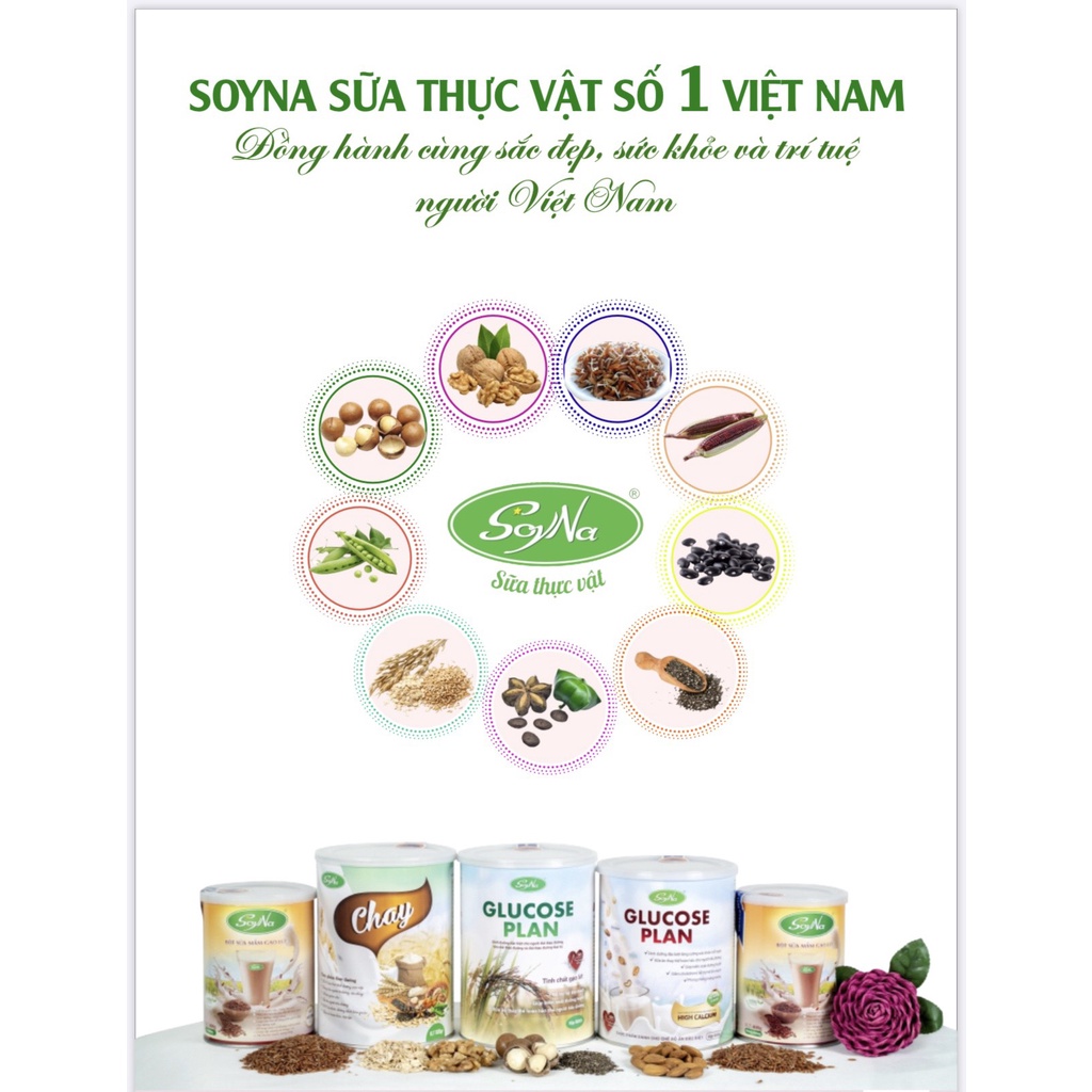 Sữa Gạo Lứt Nẩy Mầm Soyna 400gr - Không thành phần công thức