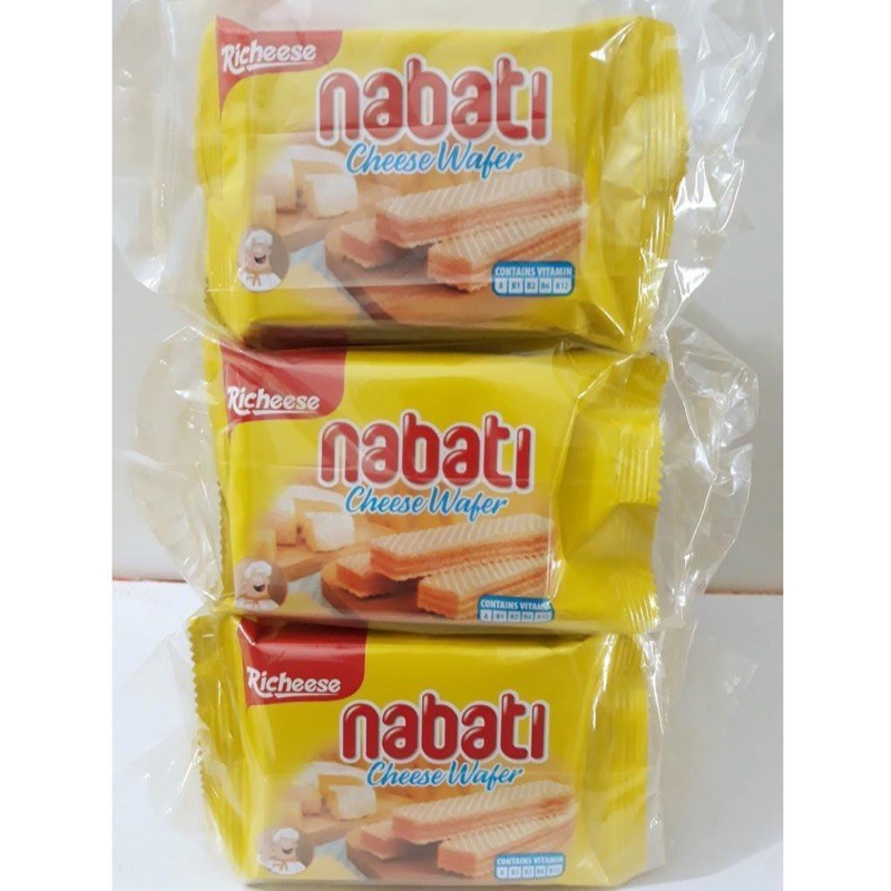 Lốc 10 gói bánh xốp Nabati vị phô mai 24g