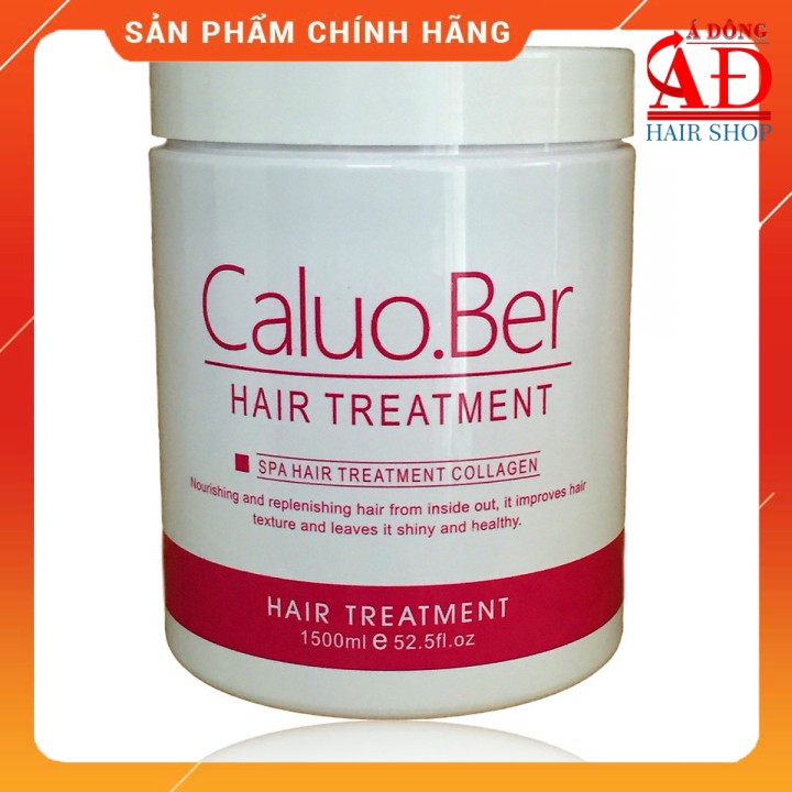 [Chính hãng] Dầu hấp ủ tóc siêu mượt collagen Caluo.Ber Hair Spa Treatment dạng kem bơ 1500ml