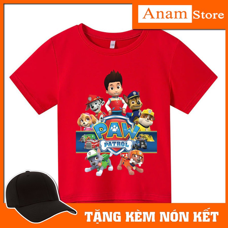 Áo thun trẻ em in hình Đội Chó Cứu hộ - Có size người lớn, Anam Store