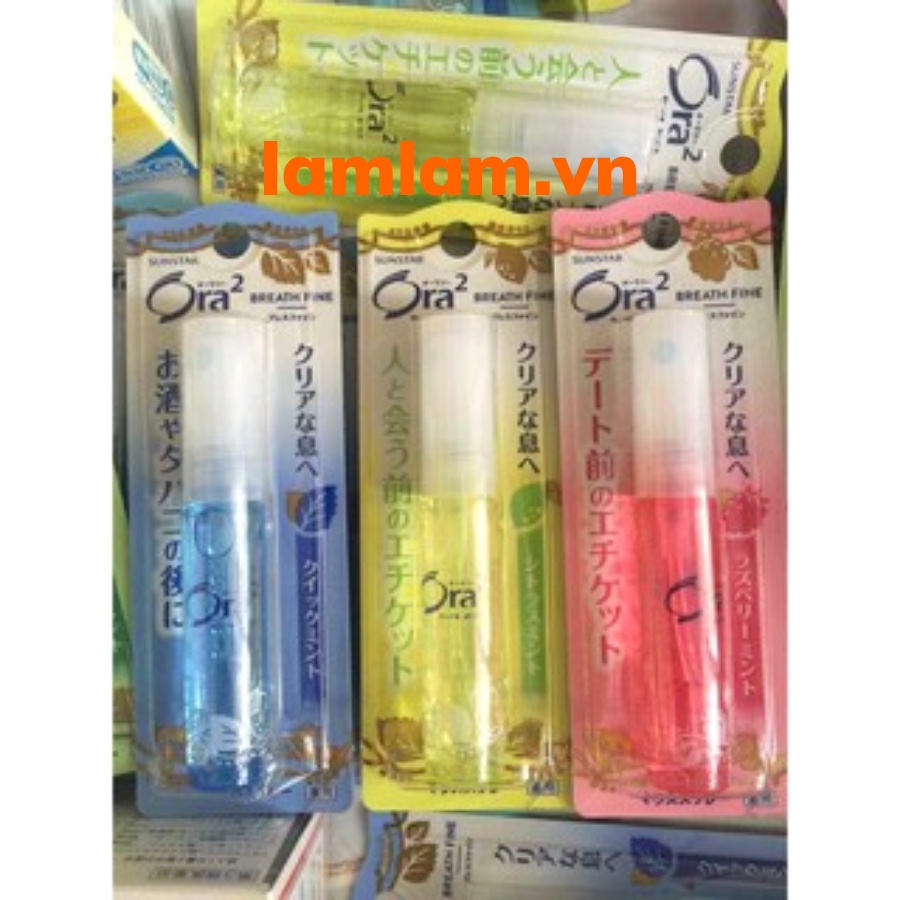 Xịt thơm miệng khử mùi hôi Sunstar Ora2 Me 6mL