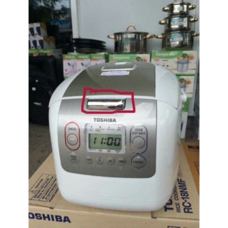 Lẫy Khóa vung Nồi cơm Toshiba - Lẫy gài mở Khóa Nắp Nồi cơm dành cho Toshiba Model RC-18NMF và RC-10MNF