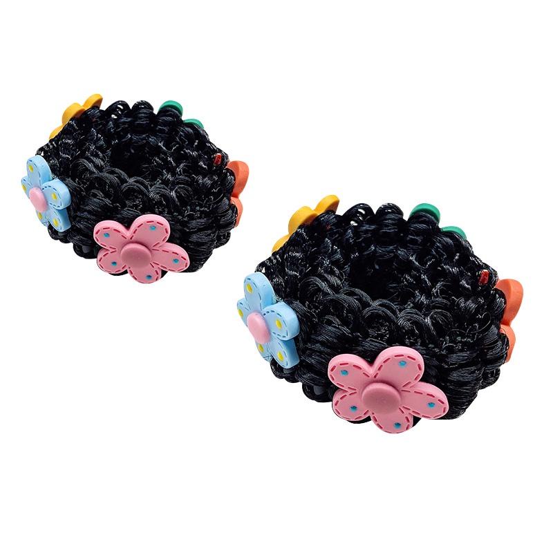 01 Búi tóc giả Natra đính họa tiết hoạt hình xinh xắn cho bé gái