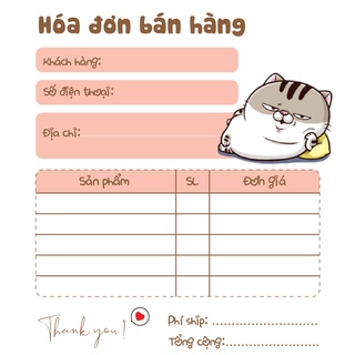 [ Hàng Sẵn ] Hóa Đơn Bán Hàng Mini 1 Liên AMI