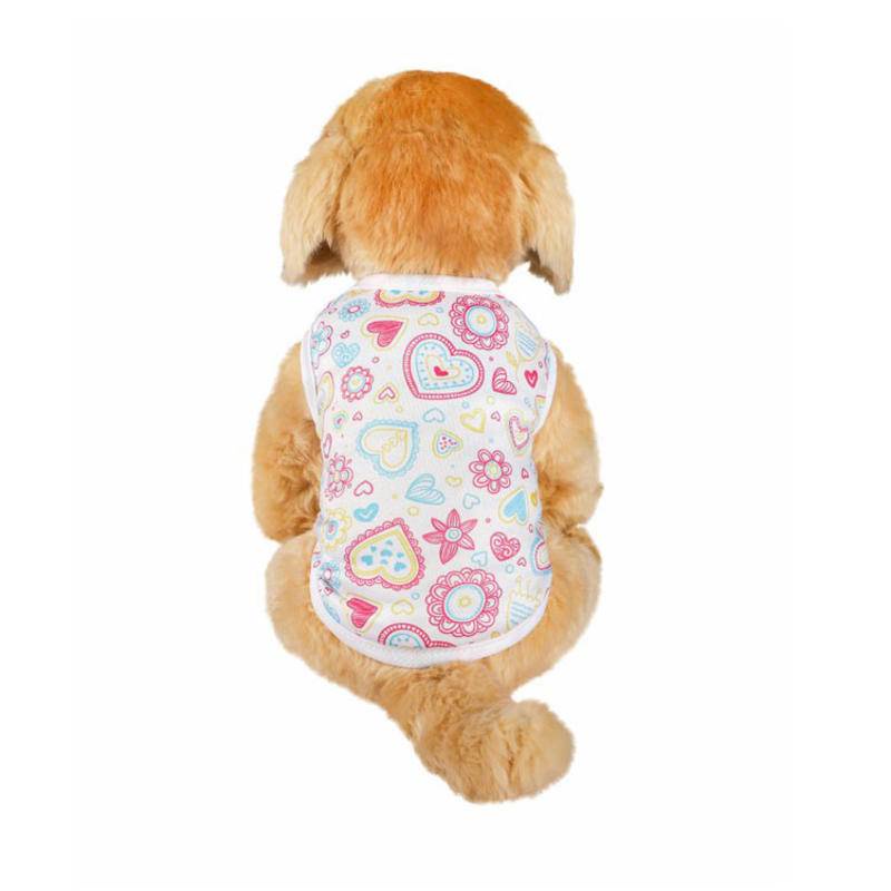 Áo Thun Chống Nắng Thoáng Khí In Họa Tiết Dễ Thương Cho Thú Cưng