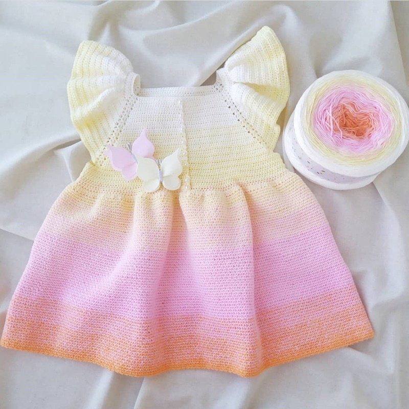 SỢI HÈ YARNART ROSE GARDEN (100% COTTON, MÓC BIKINI/ÁO/VÁY HÈ)