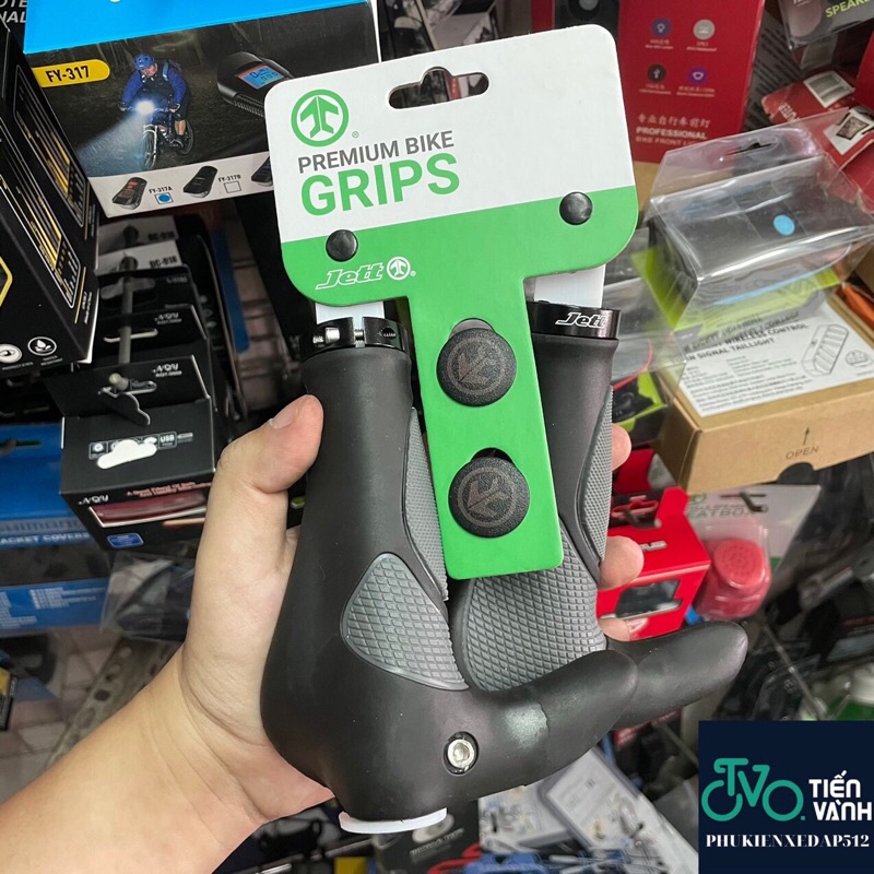 Tay nắm xe đạp sừng trâu Jett Ehook