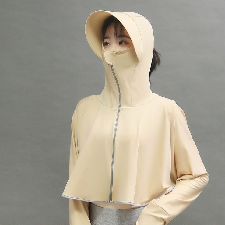 Áo chống nắng nữ croptop chống tia UV thoáng mát | BigBuy360 - bigbuy360.vn