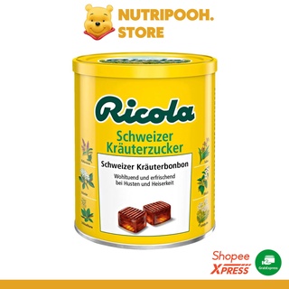 Kẹo ngậm ho thảo mộc Ricola LemonMint date 2025 - hộp kẹo ngậm hàng Đức chính hãng
