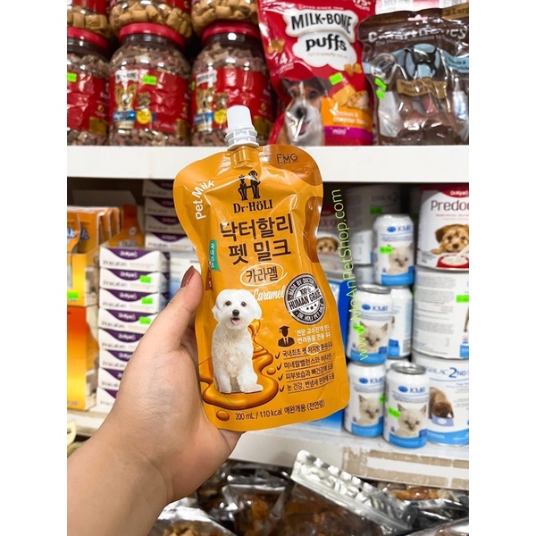 Sữa Tươi Dinh Dưỡng Pha Sẵn cho Cún Mèo các loại Hàn Quốc / PetOn Glucosamin / Petag Esbilac Mỹ