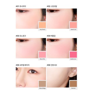 Phấn Má Và Tạo Khối Lime Color & Face Single Blusher