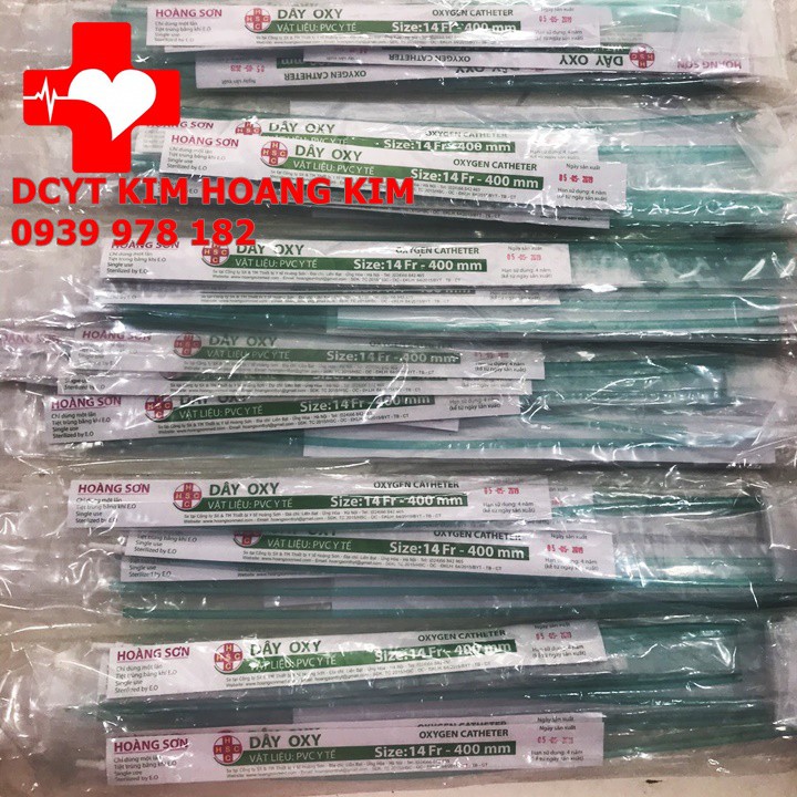 Dây oxy 1 nhánh Fr14 Hoàng Sơn (Việt Nam)