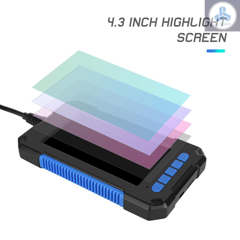 Camera nội soi công nghiệp P40 5.5mm 6 LED màn hình 4.3inch 1080P độ phân giải cao chống nước IP67 điều chỉnh được