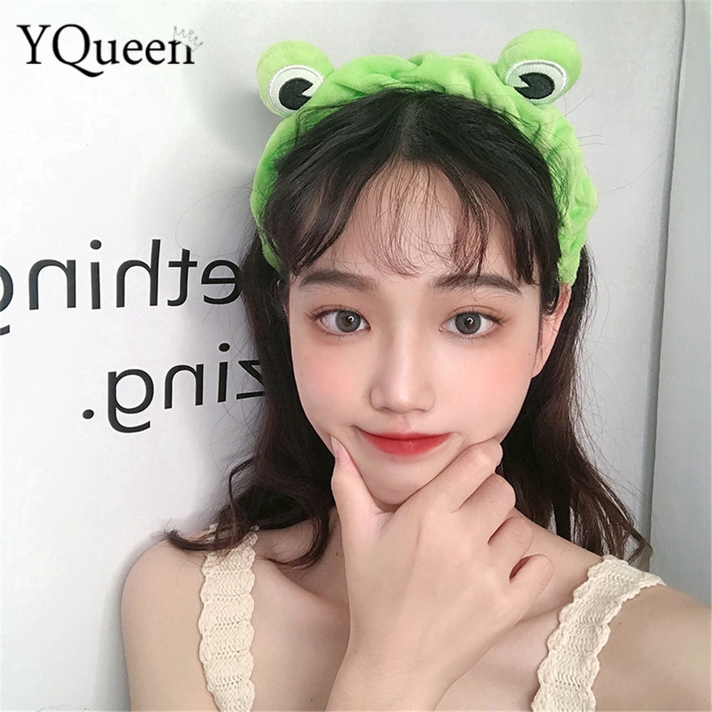 Cài tóc/ dây buộc tóc thiết kế hình chú ếch nhồi bông duyên dáng