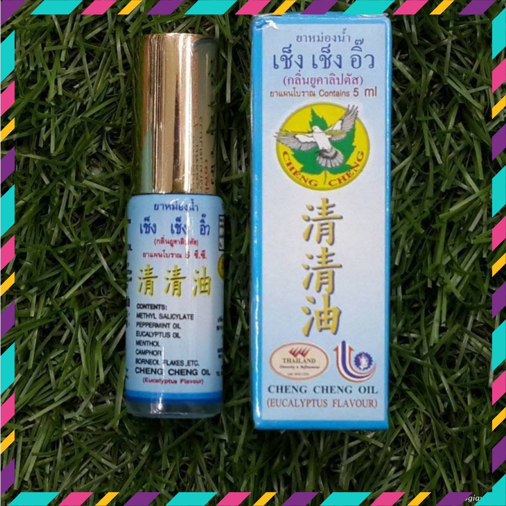 (Chính Hãng) Dầu Gió Dạng Lăn Cheng Cheng Oil Thái