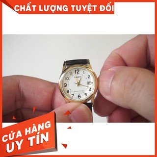 Hot đồng hồ nam casio mtp-v002gl-7b2udf chính hãng dây da đen - mặt số màu trắng chinh hãng