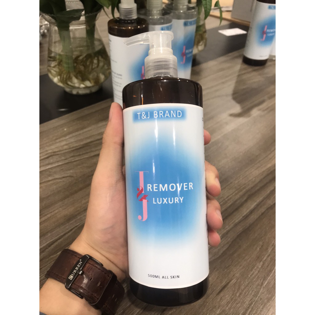 Nước tẩy trang T&J tươi mát 3 In 1Remover Luxury 500ml💥 CHÍNH HÃNG 100%🌟Sạch sâu🌟Giữ ẩm🌟Mềm da🌟An toàn🌟