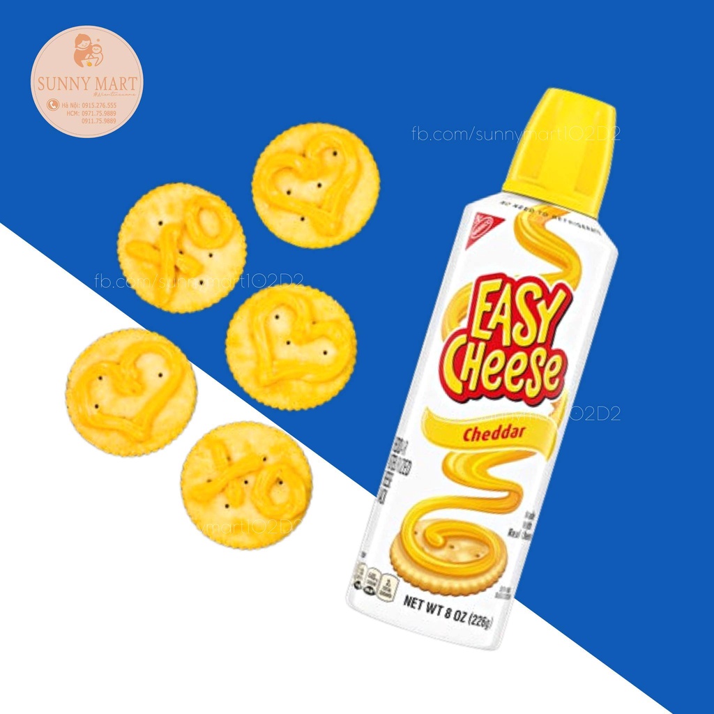 Chai xịt phô mai EASY CHEESE