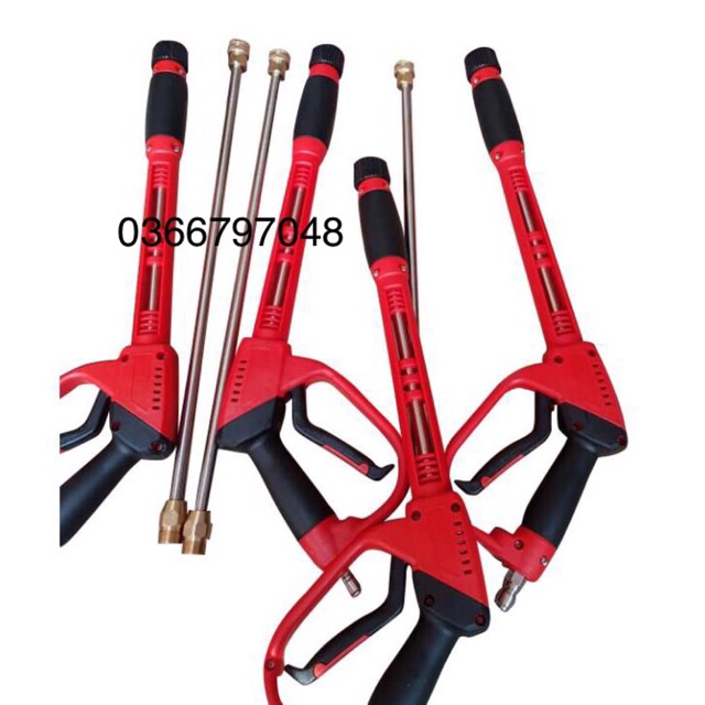 Súng rửa xe áp lực cao dạng công nghiệp + 1 béc phun