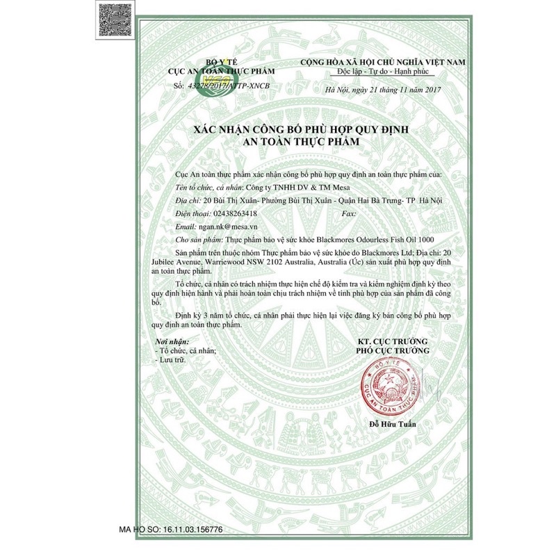 Dầu cá khử mùi Blackmores Fish oil Minicaps