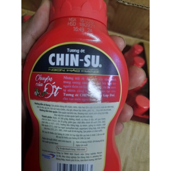 Cay Xé Lưỡi Tương ớt Chinsu Cay Gấp Đôi Chai 220gr | BigBuy360 - bigbuy360.vn