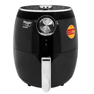 Nồi chiên không dầu magic korea a-802 - 4.6 lít - đen và đỏ