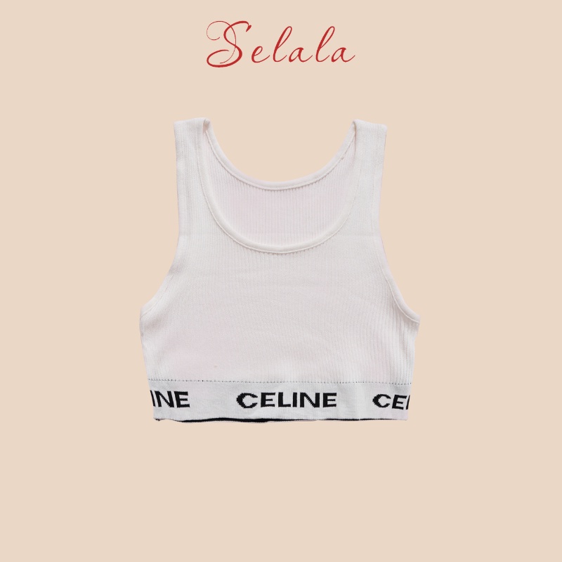 Áo Bra Selala Celine Chất Gân Tăm Thoáng Mát Co Giãn Đa Chều V19