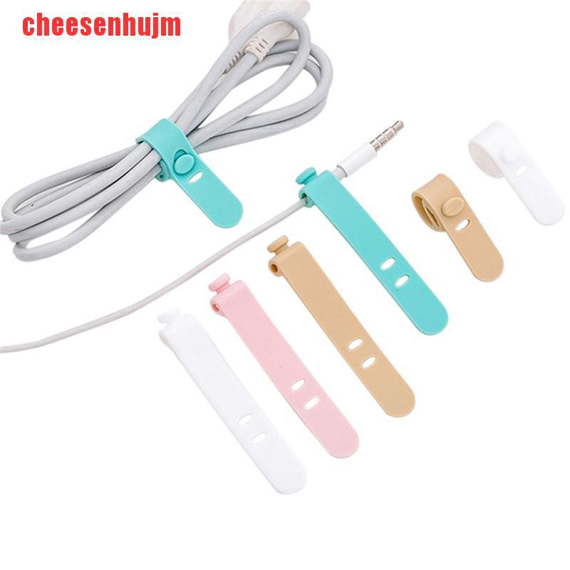 Móc Khóa Dây Cáp / Tai Nghe Bằng Silicone Tiện Lợi