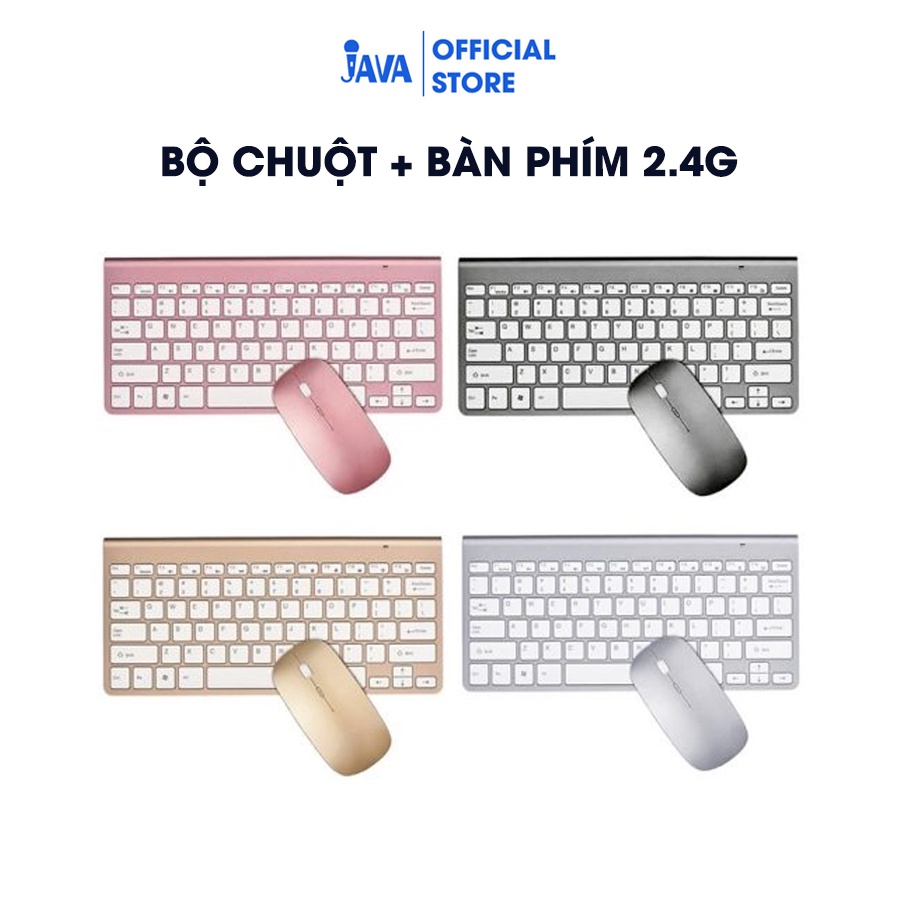 [KẾT NỐI KHÔNG DÂY] Bàn Phím và Chuột Không Dây Chống Thấm Nước 2.4G dùng cho laptop, máy tính pc [ BH 6 THÁNG ]