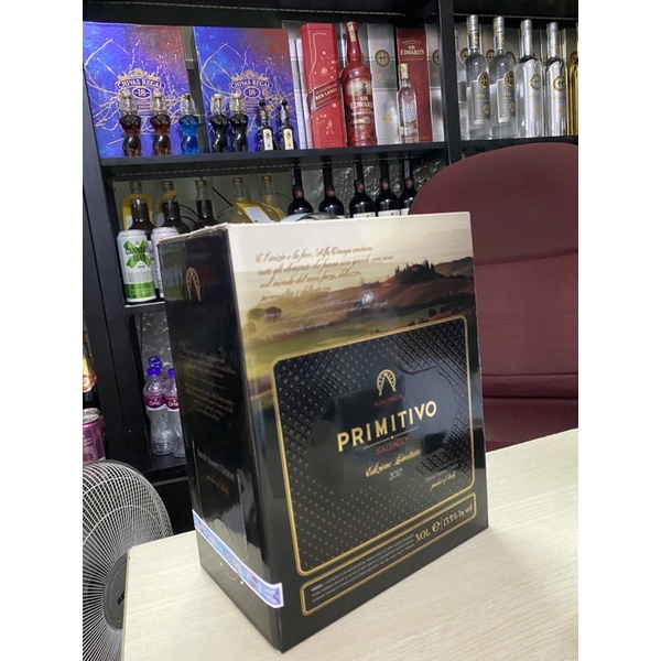 [Chính Hãng] Va.ng Đỏ Ý Primitivo 13.5 3 Lít