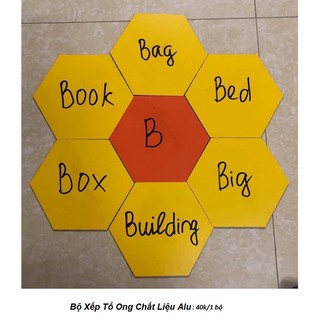 Bộ Xếp Tổ Ong Có Nam Châm dính Bảng