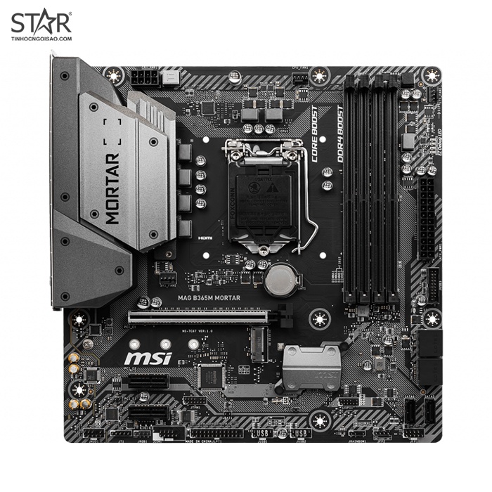 Mạch chính vi tính Mainboard MSI B365M MAG Mortar