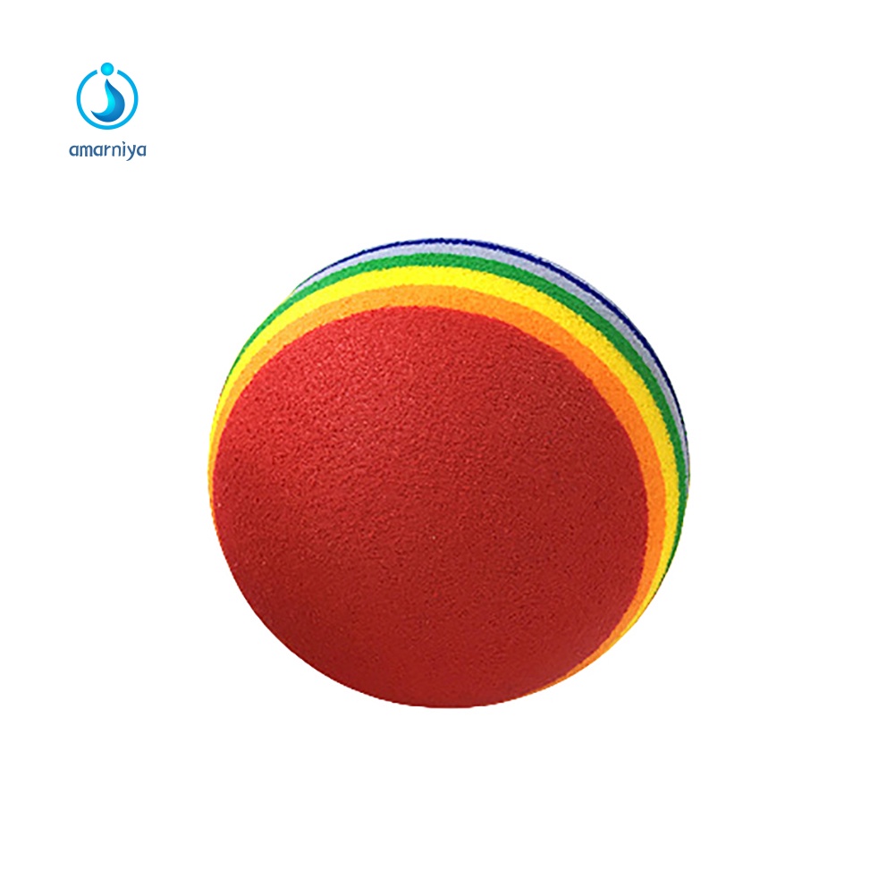 Bóng Gặm Đồ Chơi Màu Cầu Vồng Dành Cho Thú Cưng