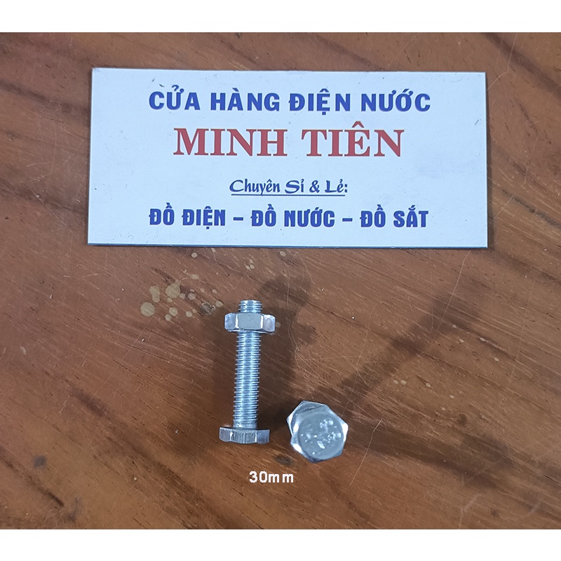 Bù lon, Bulon con tán 6 ly kích thước 6x20, 6x30, 6x40, 6x50, 6x60