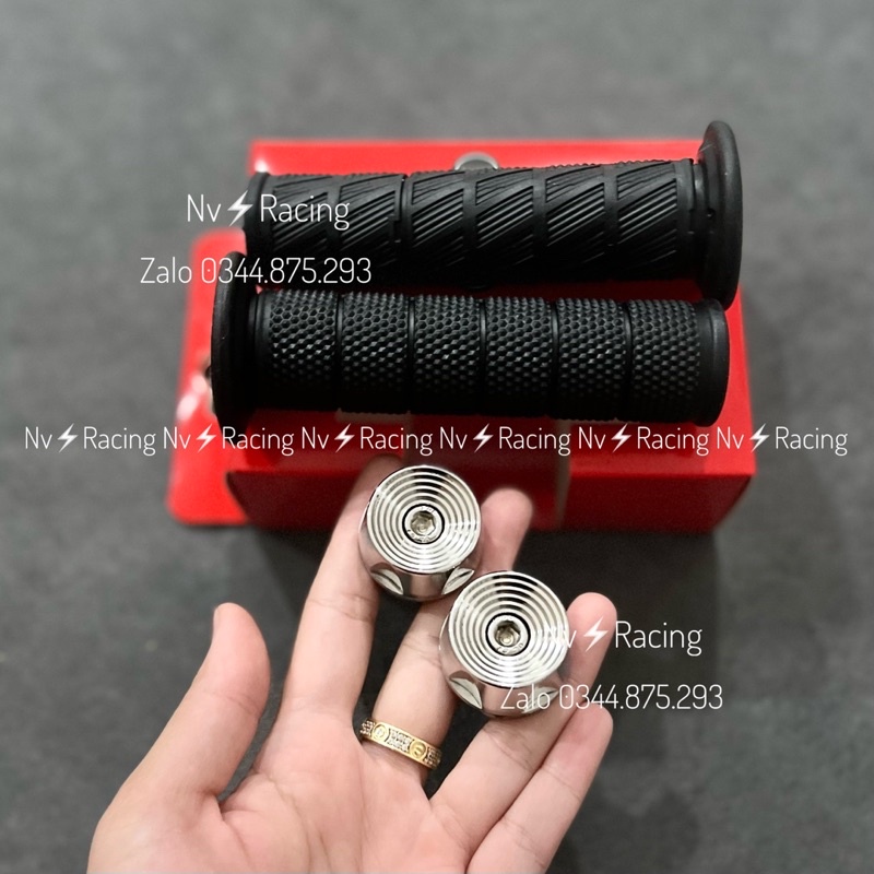 Bao tay CRG kèm gù kiểu thái 5 sọc viền inox 304