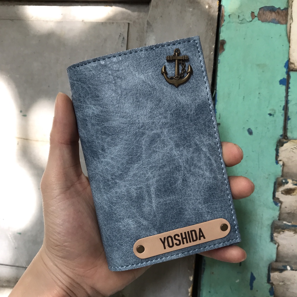 Bao Da Passport (Ví Da Đựng Hộ Chiếu) Khắc Tên Theo Yêu Cầu (yêu cầu riêng)