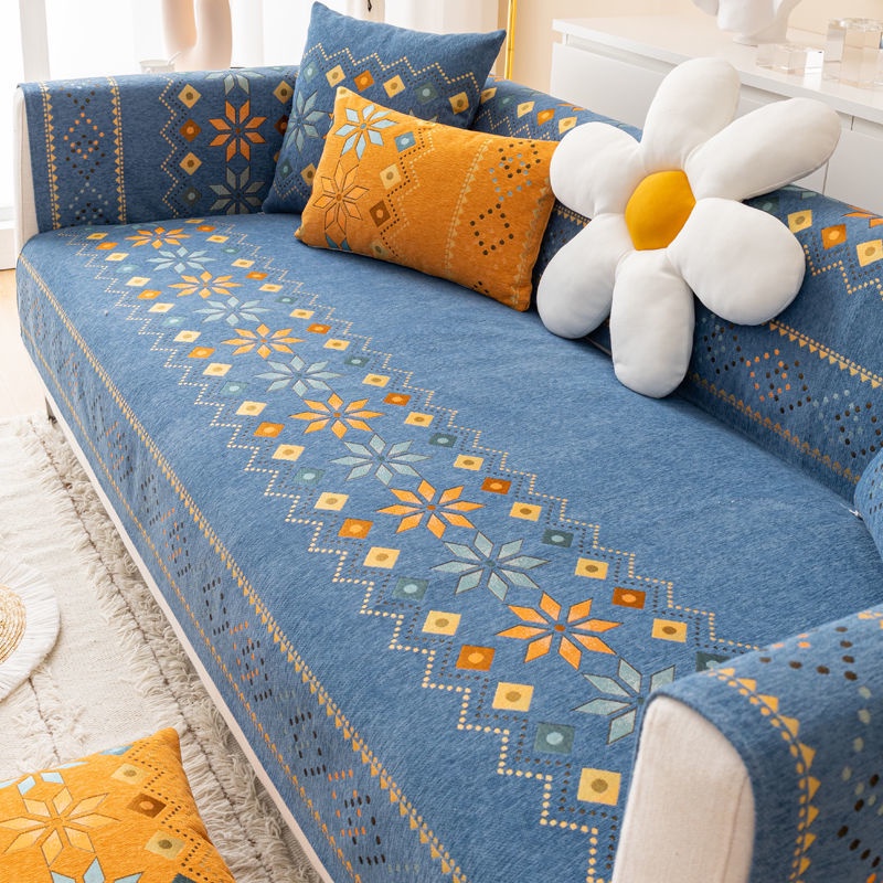 Vỏ Bọc Ghế Sofa Chống Trượt Cao Cấp Phong Cách Bắc Âu