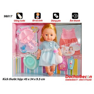 Búp bê Baby Doll 98017 - My Lucky Doll + Kèm đồ dùng ăn dặm