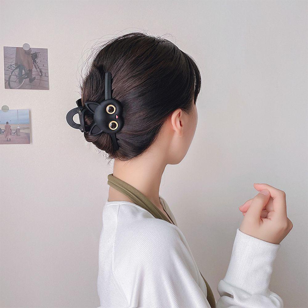 MOCHO Kẹp Tóc Càng Cua Bằng Acrylic Hình Mèo Phong Cách Hàn Quốc Ngọt Ngào Cho Nữ