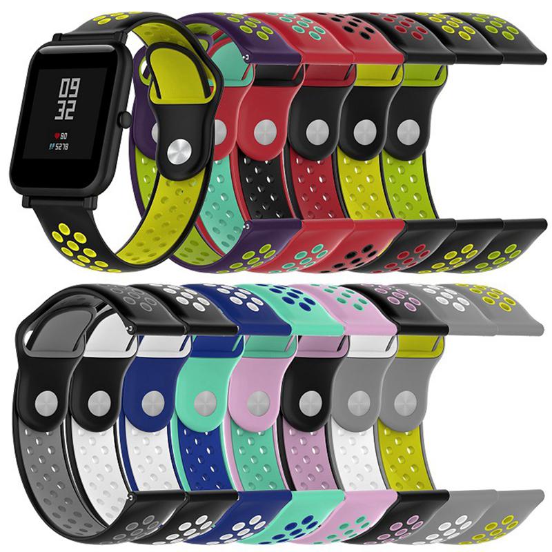 Dây đeo silicon 20mm cho đồng hồ thông minh Huami Amazfit Bip