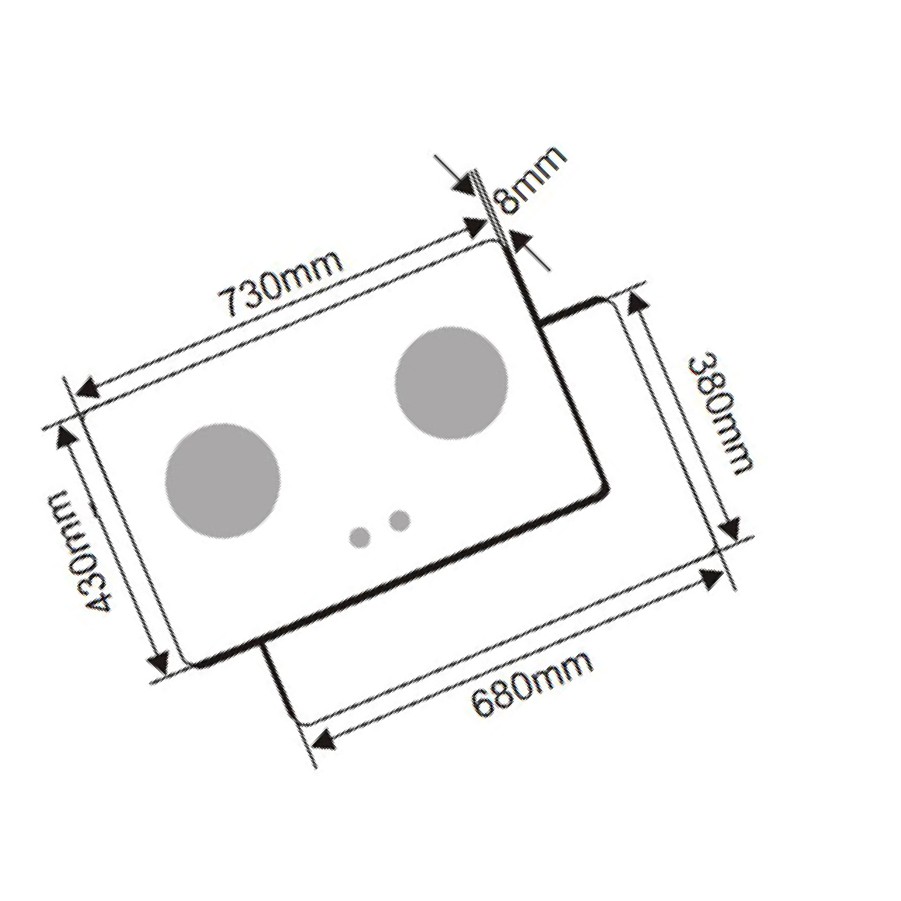 Bếp gas âm Canzy CZ 762 Hàng chính hãng