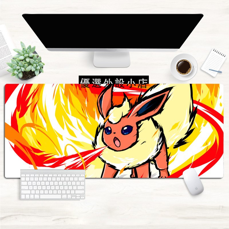 Tấm Lót Chuột Bàn Phím Máy Tính 700 * 300Cm In Họa Tiết Hoạt Hình pokemon