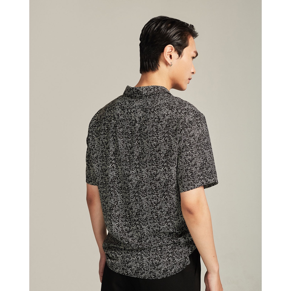 Áo sơ mi ngắn tay nam chống nhăn Highway  Snake Scales