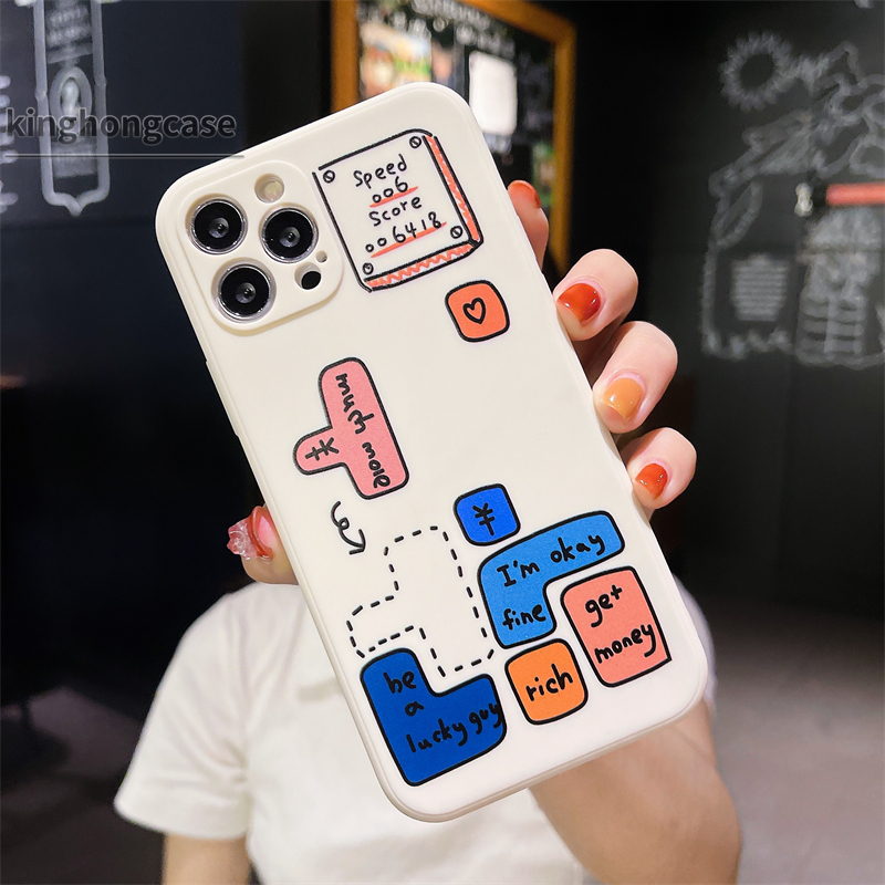 Ốp silicon Hình Máy Chơi Game Tetris Cho Oppo A94 A15 A93 A53 2020 Z7 A3S A5 2020 A5S A54 A12 A92 A31 A9 2020 Z 4 Lite Reno 5 5f Find X3Lite A15S F17 F19 Pro A33 2020 A11K A12S A11 A1K A52 A7 A32 A12E A72 A53S C15 C12 C11