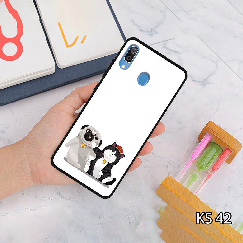 Ốp lưng SamSung A10/A20/A30/A40 in hình Chó mèo siêu đáng yêu, độc, lạ_KINGSTORE.HN_Ốp SS A10/A20/A30/A40