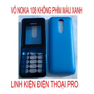 Vỏ nokia 108 không phím màu xanh