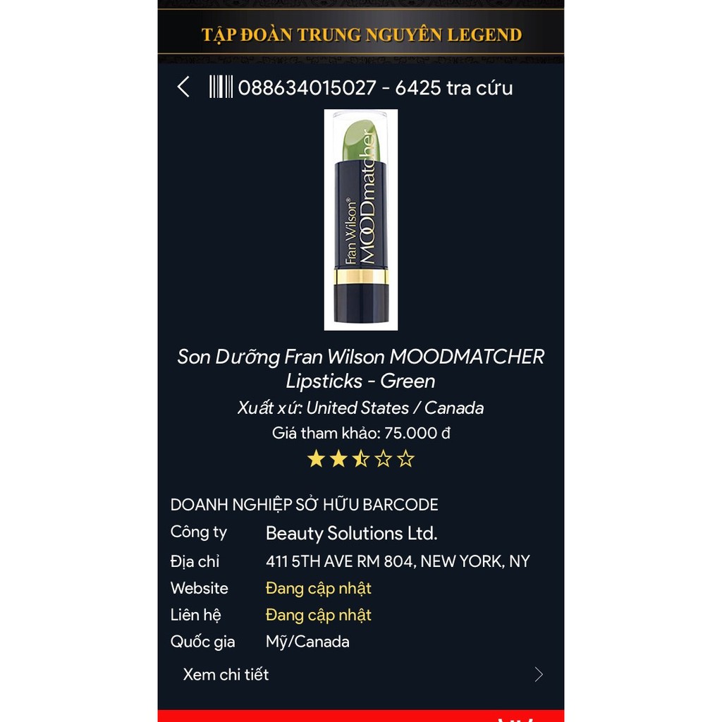 Son gió FRAN WILSON Moodmatcher (mẫu mới) | BigBuy360 - bigbuy360.vn